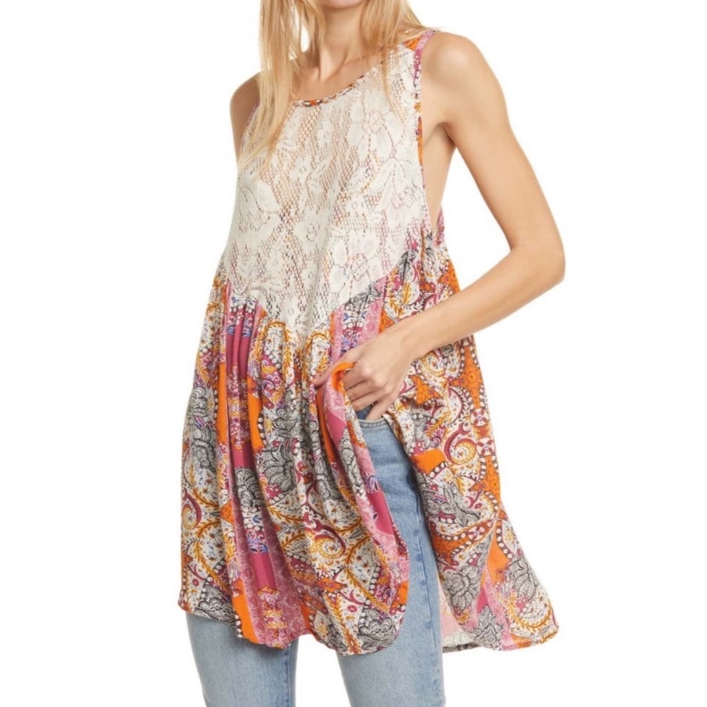 Free People Count Me In Trapeze Mini Dress - Picture 5 of 5